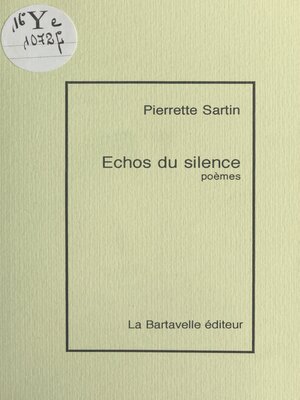 cover image of Échos du silence
